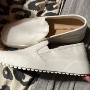 Womens Lucky Brand slip ons